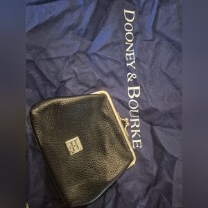 Dooney & Bourke Pebble Grain Large Framed Purse (or kisslock wallet).